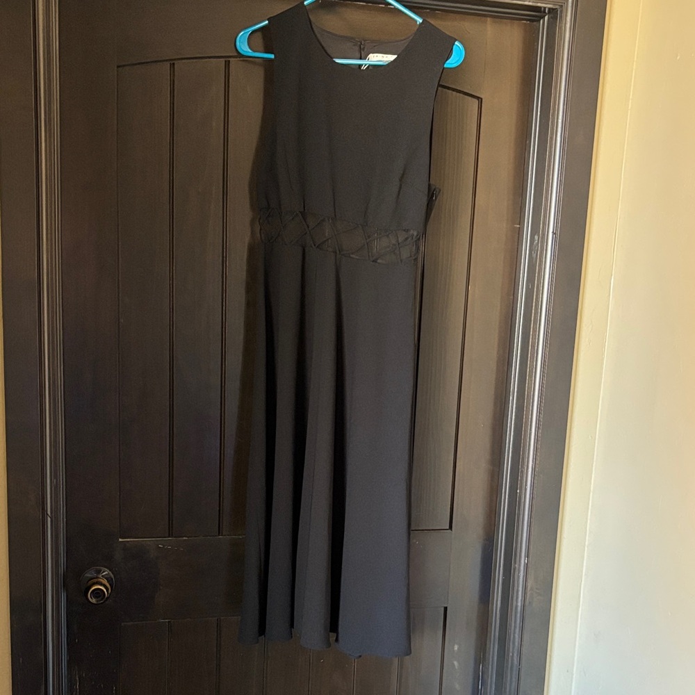 Trina Turk Black Midi Dress